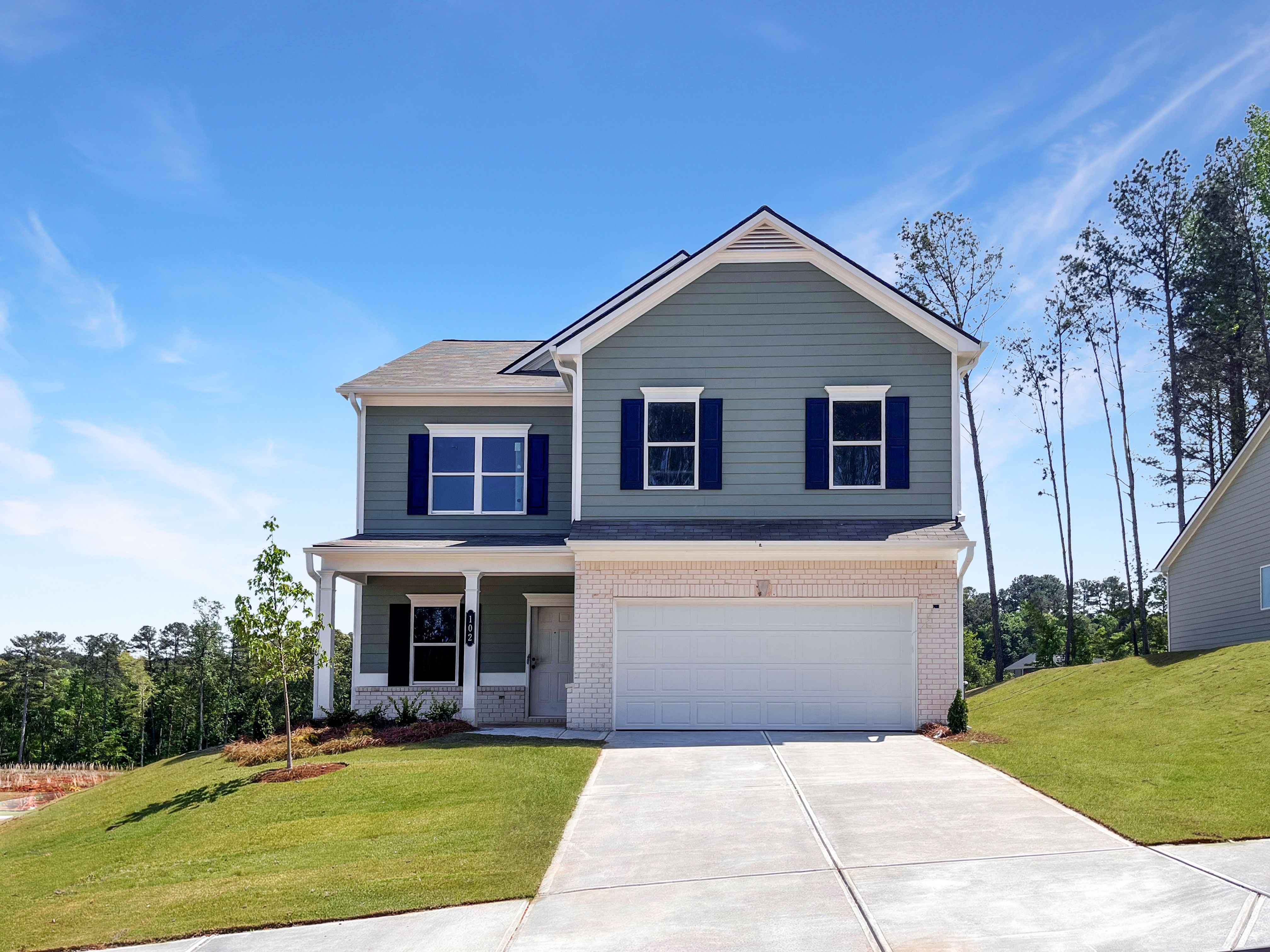 The Harrington - Allen Manor: Hoschton, Georgia - Smith Douglas Homes