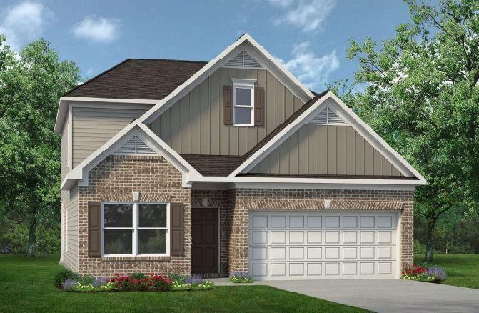 The Caldwell - Glen at Cave Springs: Douglasville, Georgia - Smith Douglas Homes