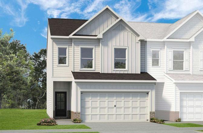 The Maddux II - Townes At The Stiles: Cartersville, Georgia - Smith Douglas Homes