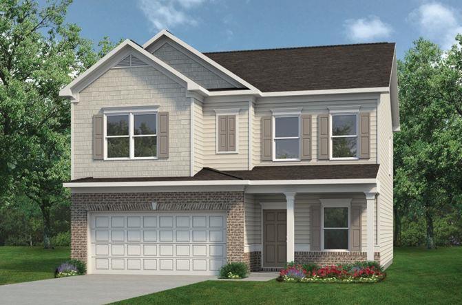 The Coleman - Evergreen at Lakeside: Temple, Georgia - Smith Douglas Homes