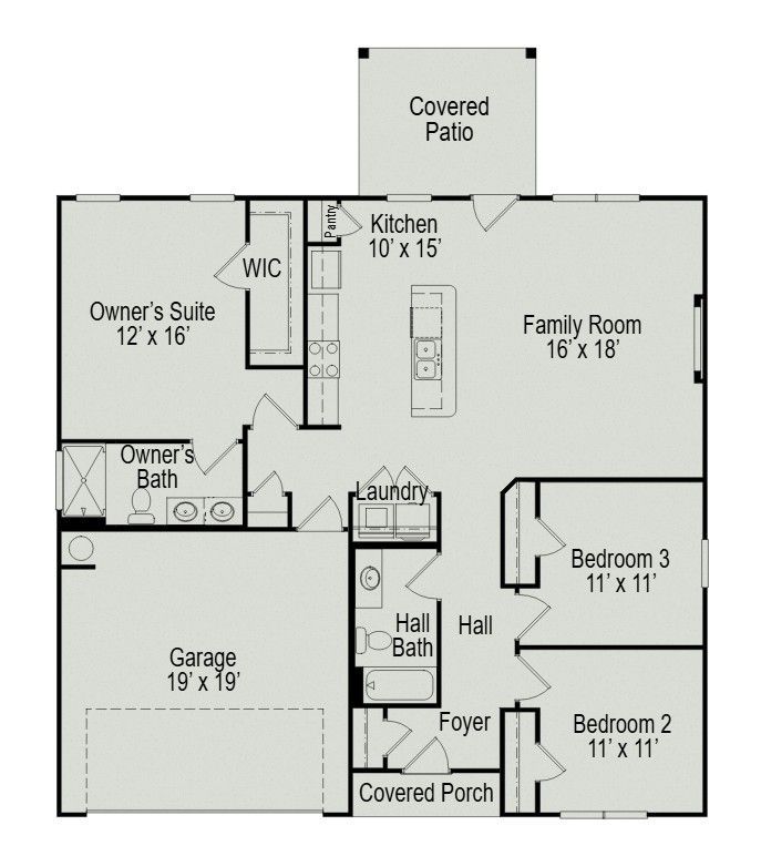 SAMPLE pics of a model home. Colors/features vary per listing.