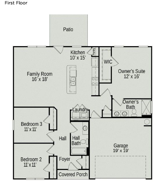 *First floor.*