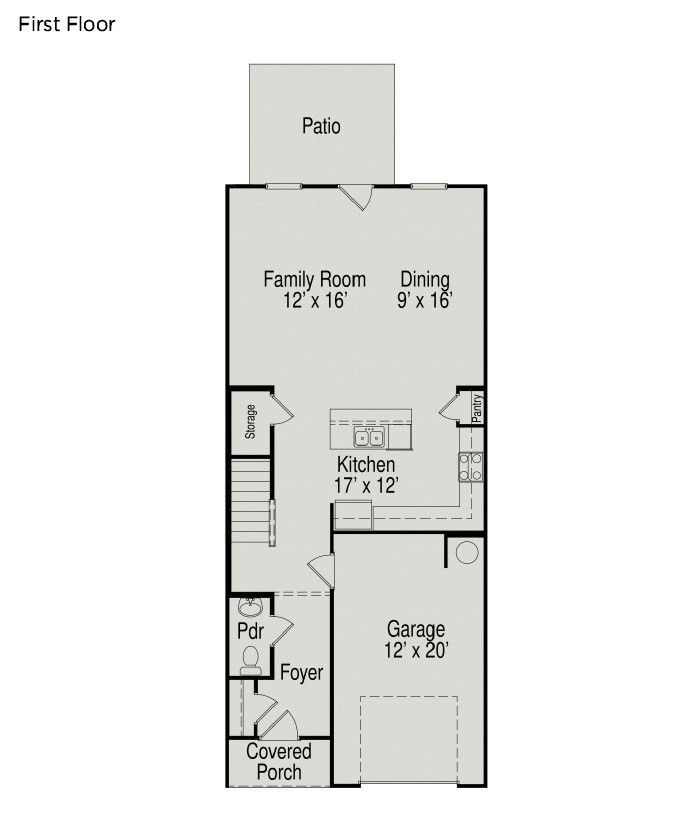 *First floor.*