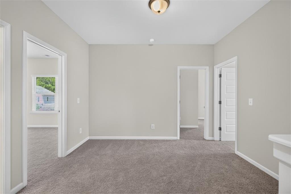 Neutral-toned wall paint throughout