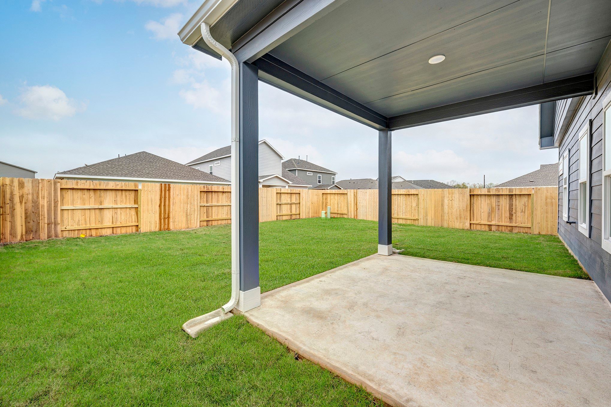 The Piedmont- Rear Covered Patio