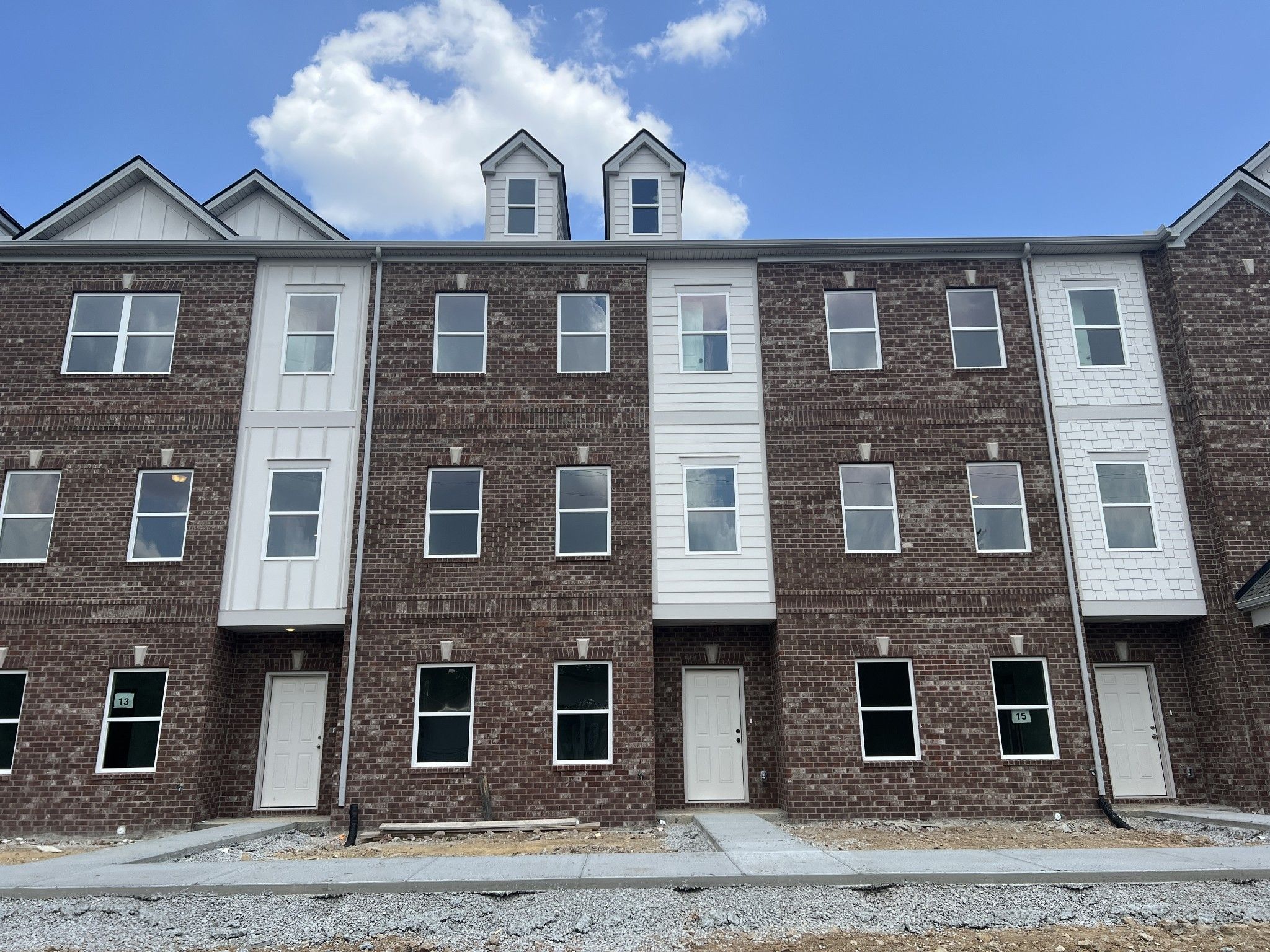 Actual progress as of 7/2. This unit will be complete in July.