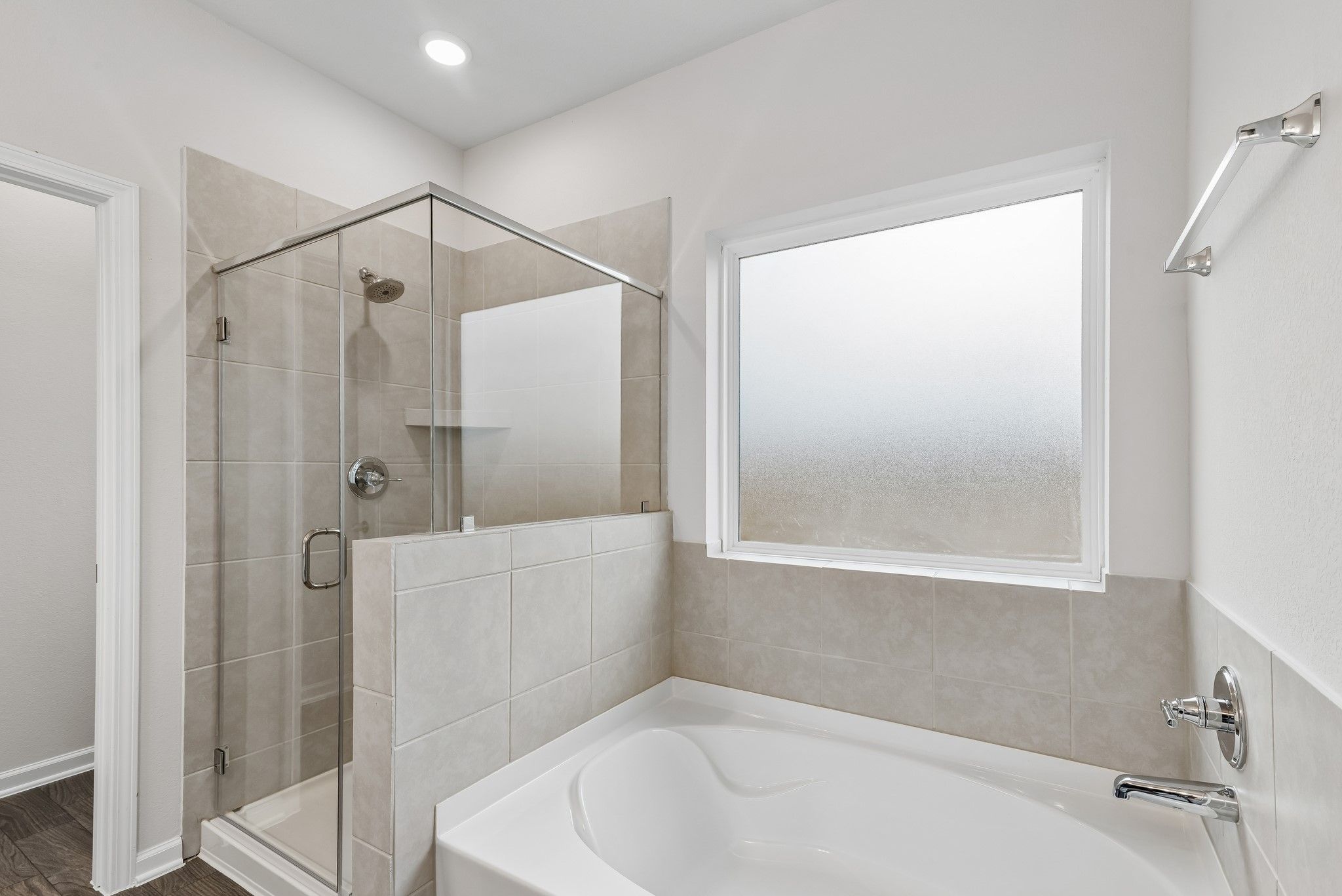The Crawford- Primary Bath with Dual Vanities, Garden Tub and Walk-in Shower