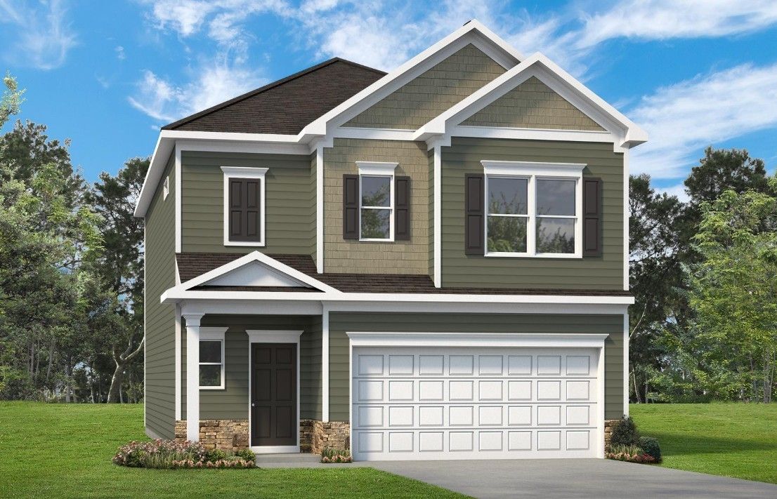 The Braselton II - Jackson Hills: Clarksville, Tennessee - Smith Douglas Homes