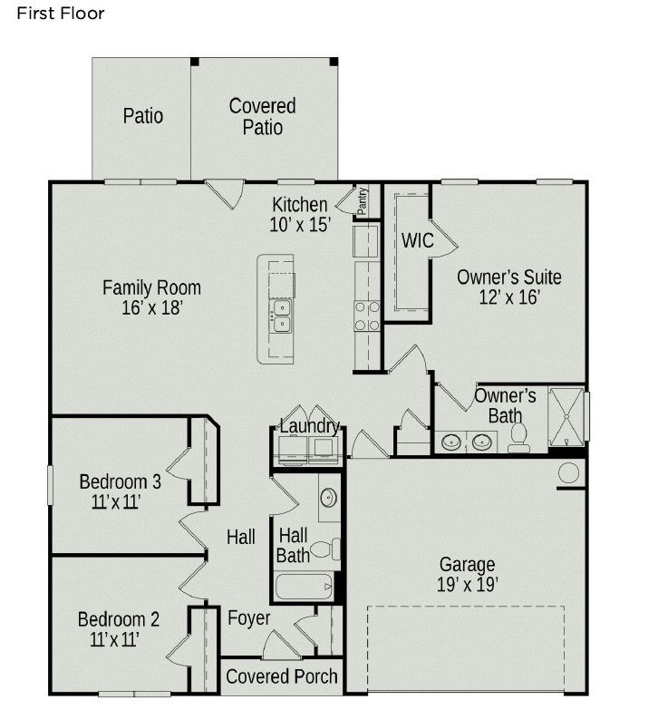 *First floor.*