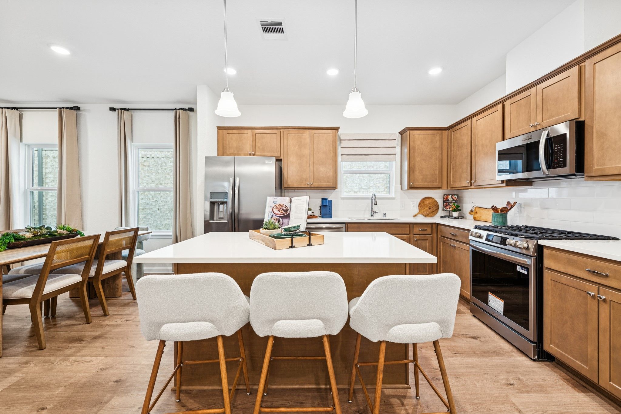 Kitchen. Sample image for illustration; upgrades, options, and colors may vary.