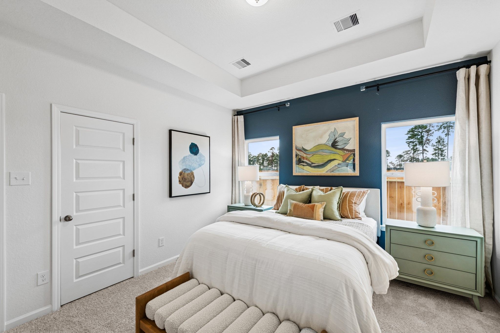 Primary Suite. Sample image for illustration; upgrades, options, and colors may vary.