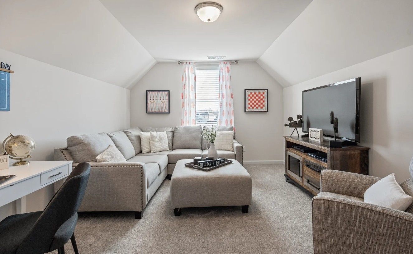 Upstairs bonus suite/bedroom with walk-in closet and attached bathroom!