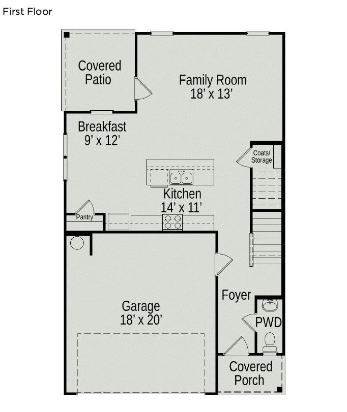 *First floor*