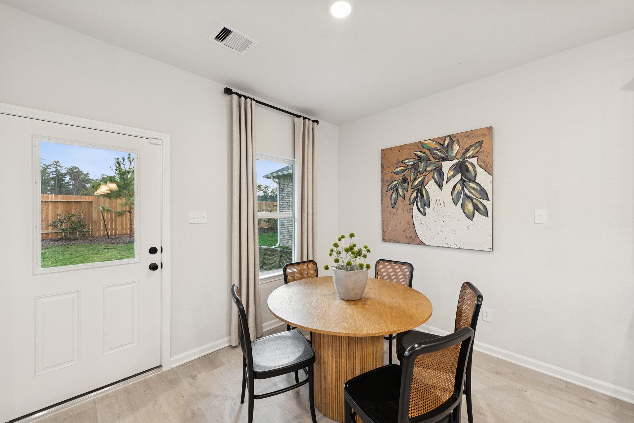 The Princeton II- Breakfast Area. Staged model home shown for illustration only; actual features, c