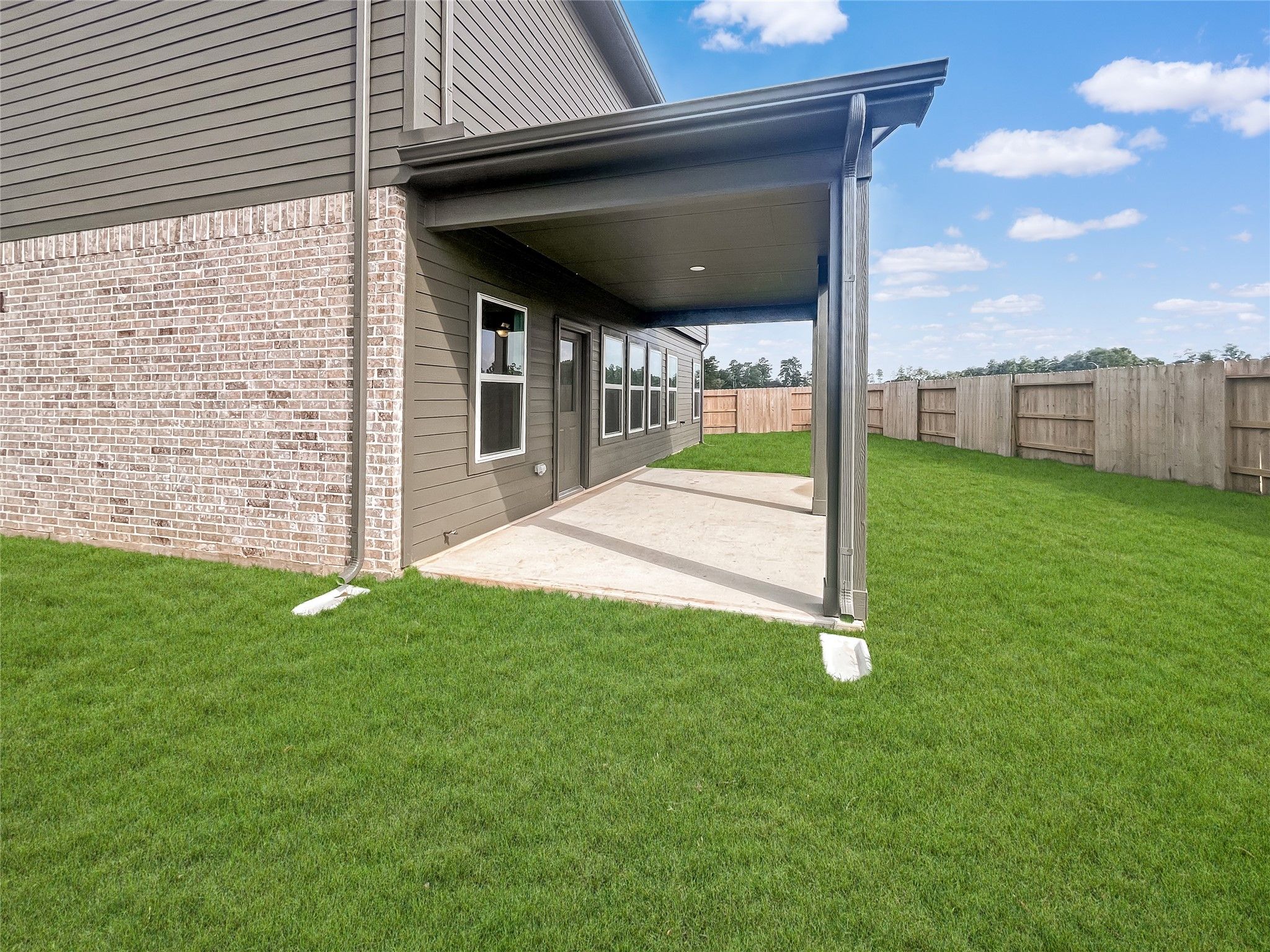 The Princeton II- Rear Covered Patio.