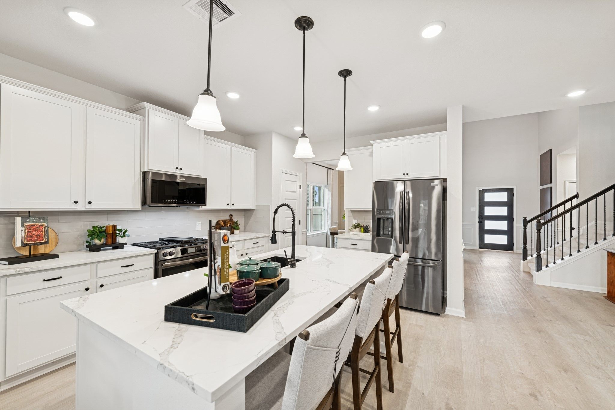The Princeton II- Kitchen. Staged model home shown for illustration only; actual features, colors,