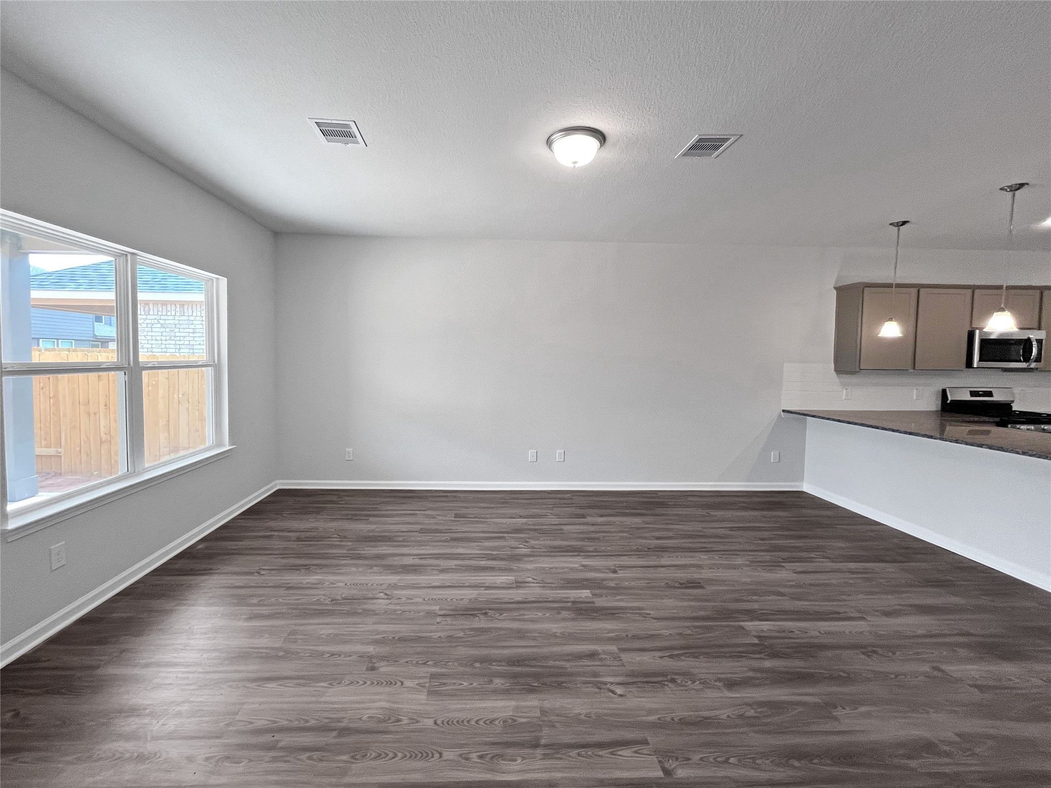 The Sparrow II- Family Room. Sample image for illustration; upgrades, options, and colors may vary.