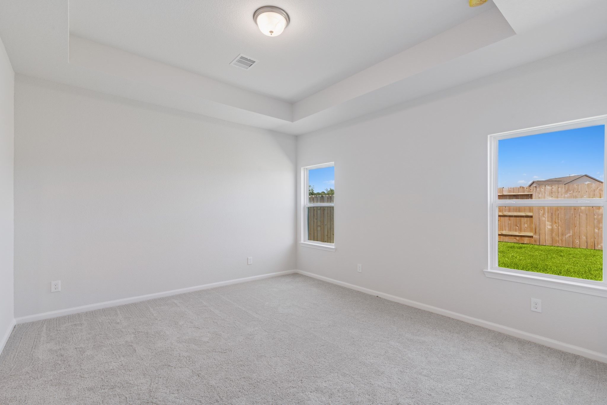 The Blue Jay II- Primary Bedroom Suite. Sample image for illustration; upgrades, options, and color