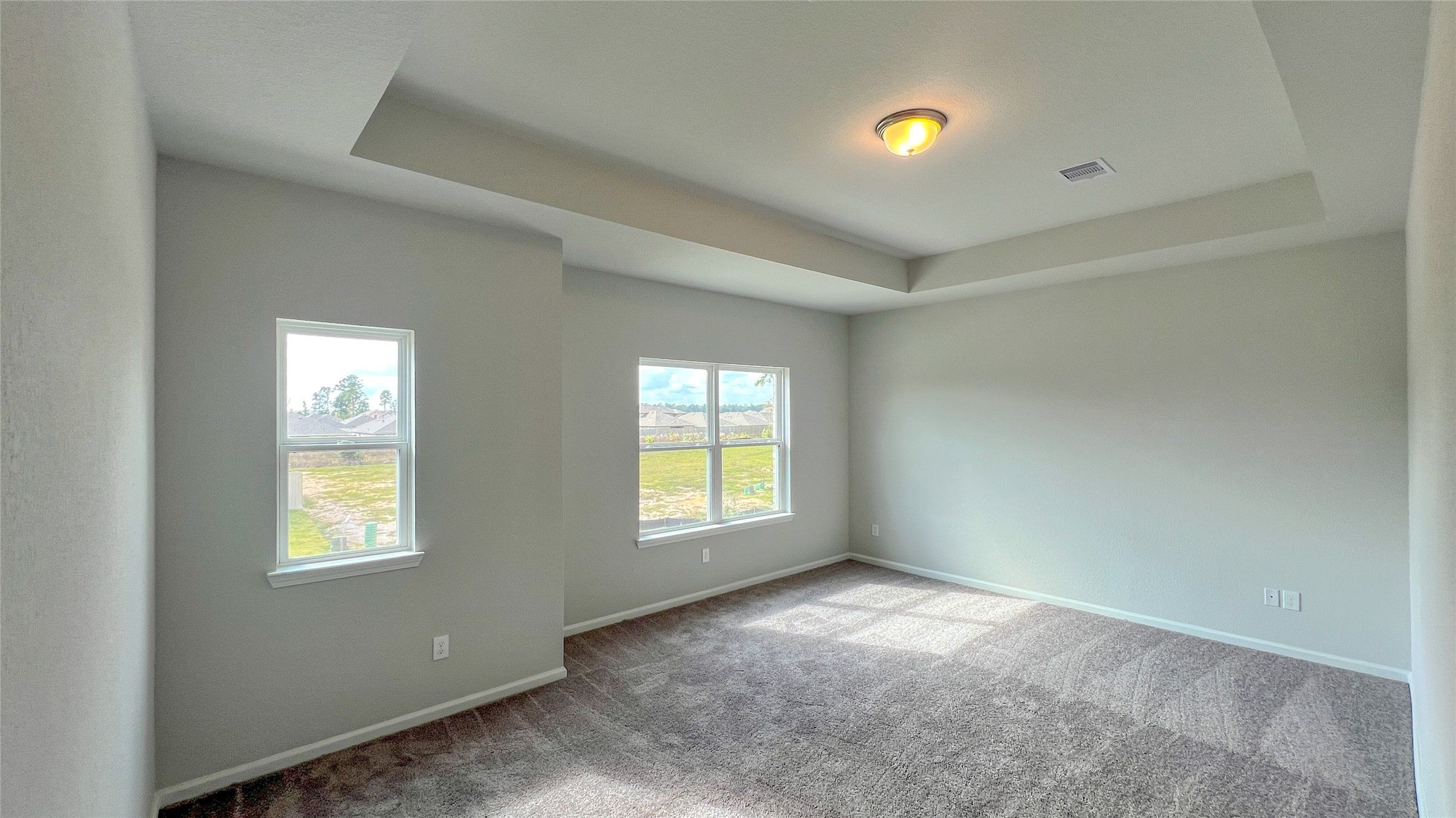 The Brambling- Primary Bedroom. Sample floor plan image for illustration; upgrades, options, and co