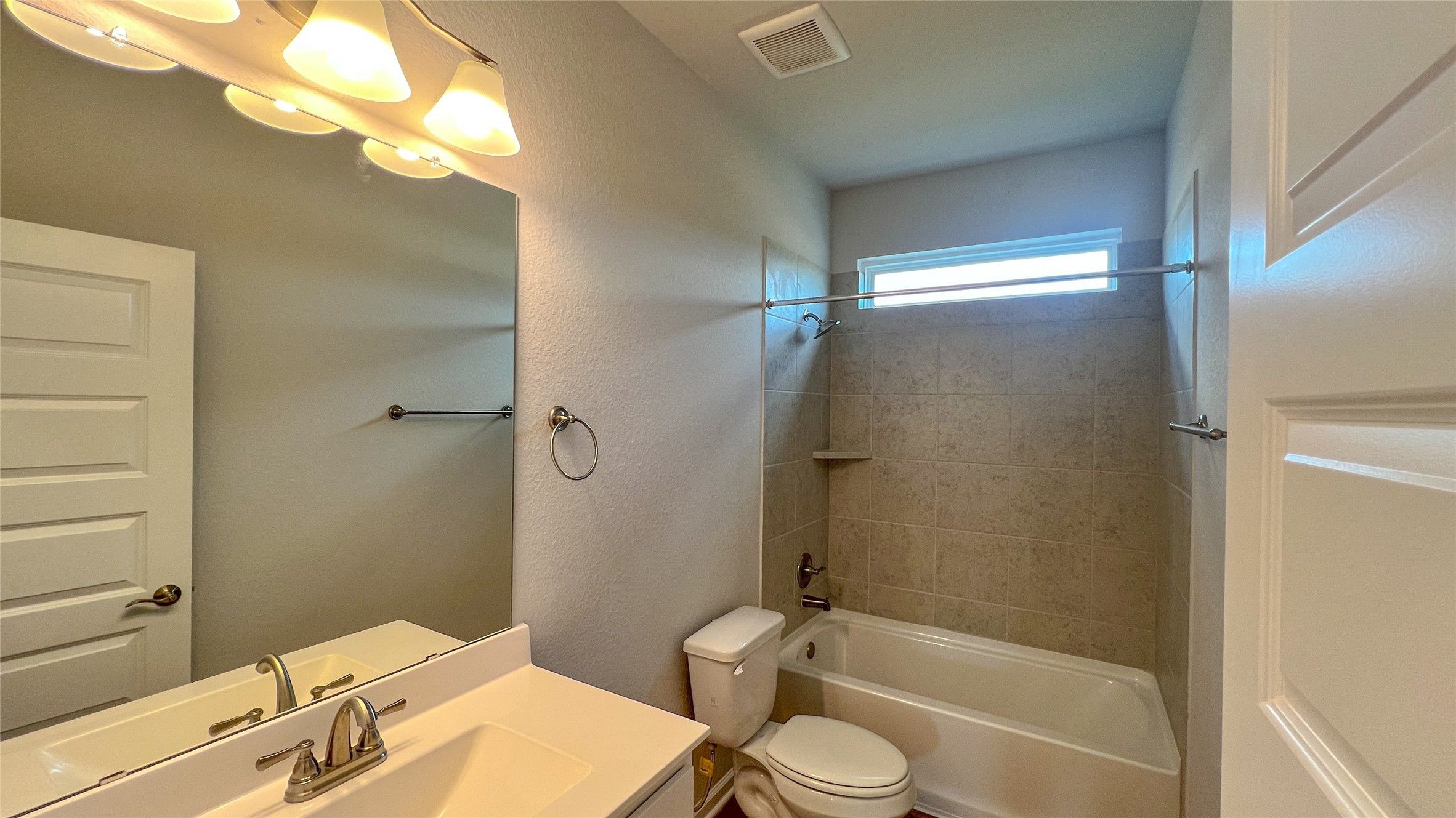 The Brambling- Hall Bath. Sample floor plan image for illustration; upgrades, options, and colors m