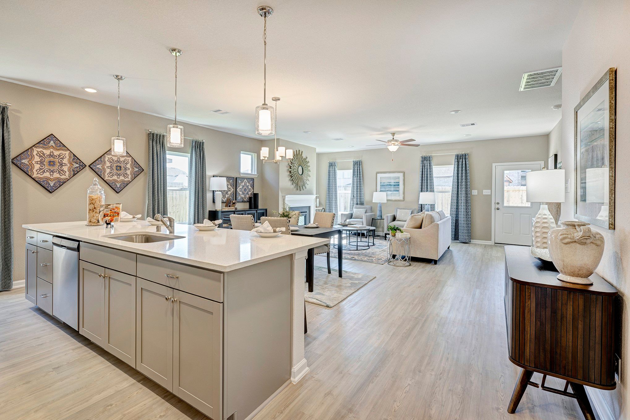 Staged model home shown for illustration only; actual features, colors, and upgrades may vary.