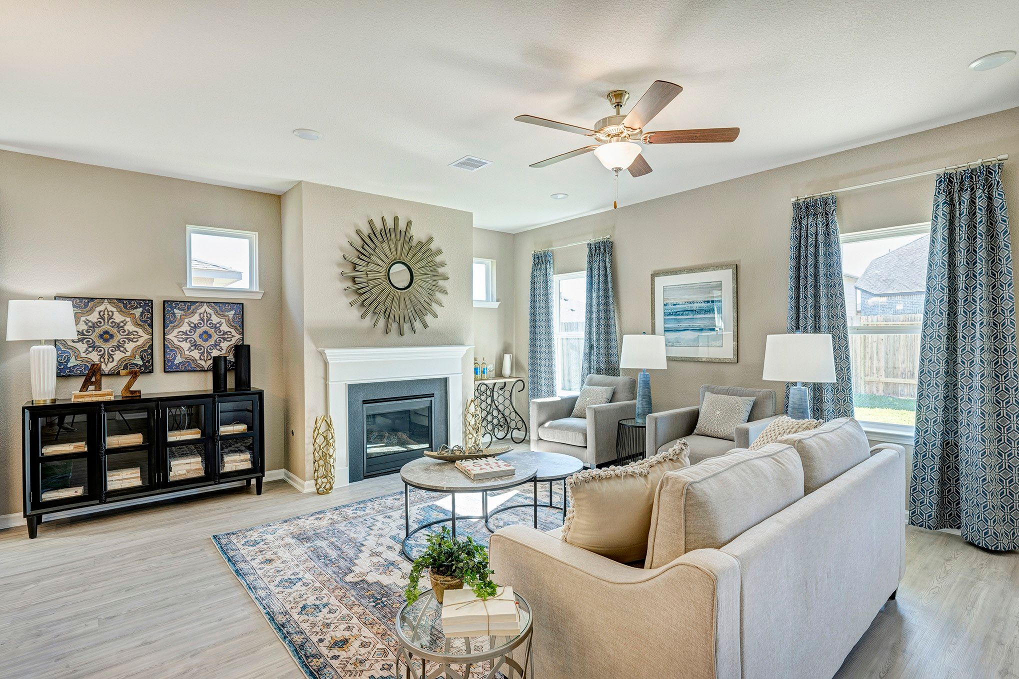 Staged model home shown for illustration only; actual features, colors, and upgrades may vary.