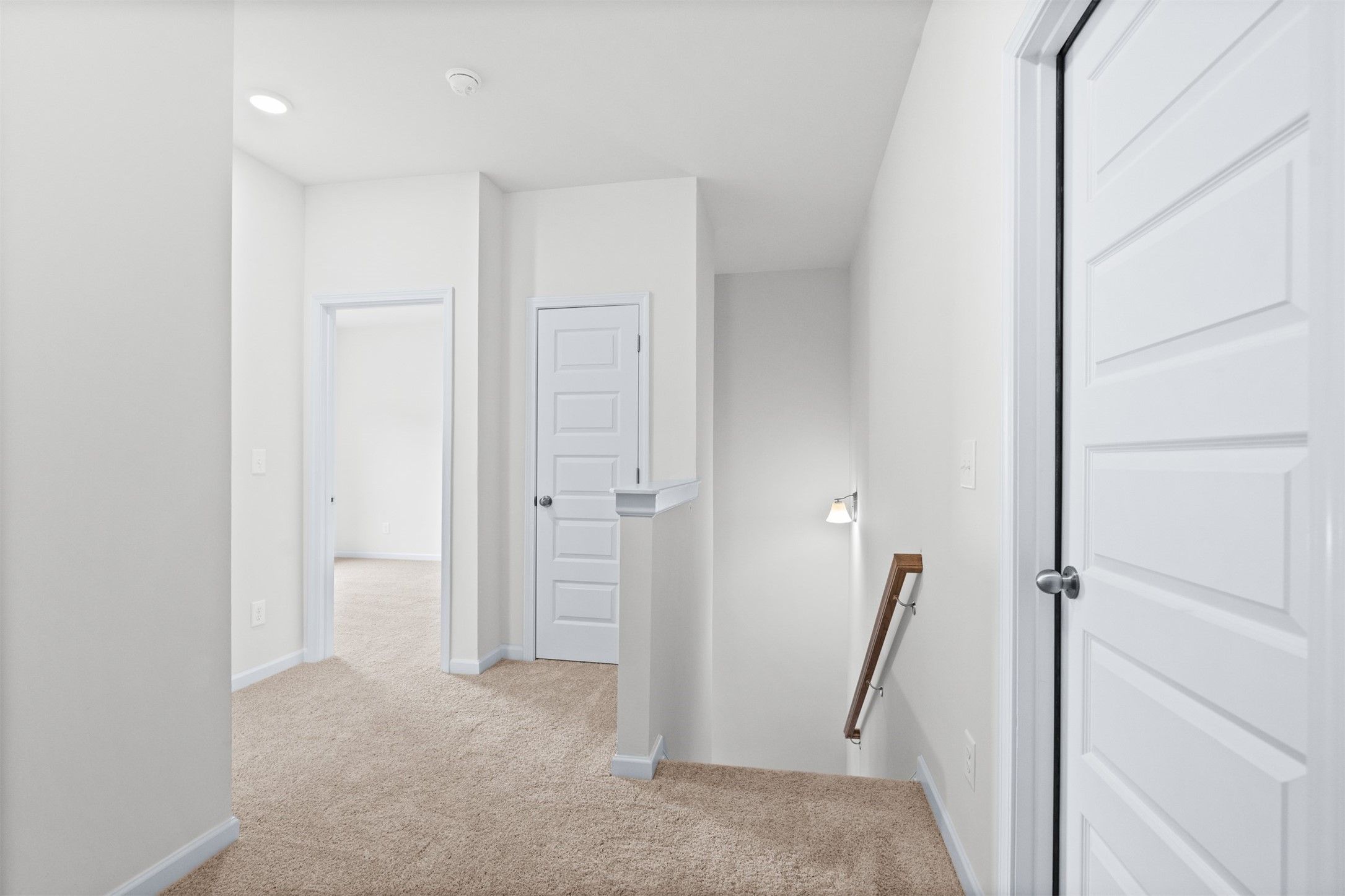 The Dove- Loft into Bedrooms 2, 3 and Hall Bath. Home under construction, photo used for illustrati
