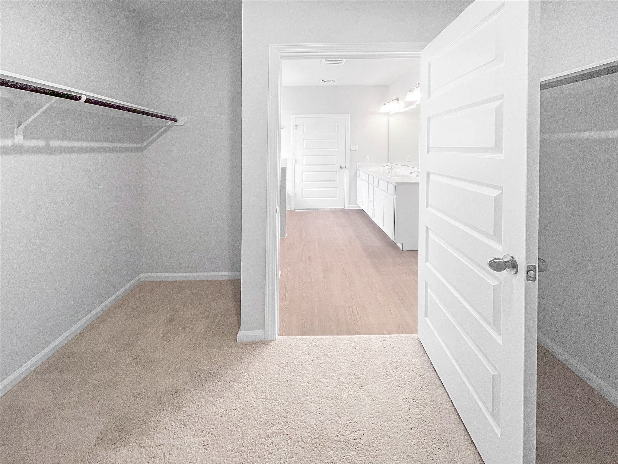 The Waring III- Primary Walk-in Closet. Sample image for illustration; upgrades, options, and color