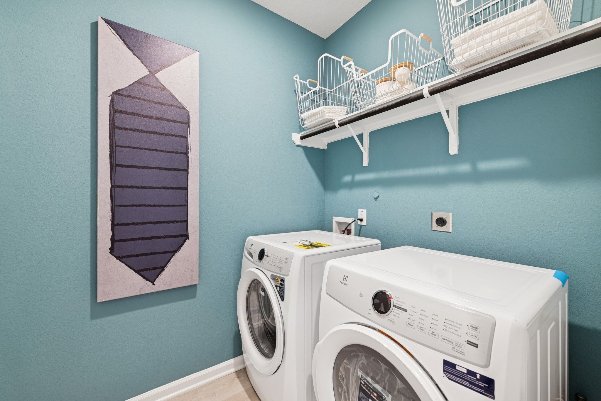 The Princeton II- Utility Room. Staged model home shown for illustration only; actual features, col