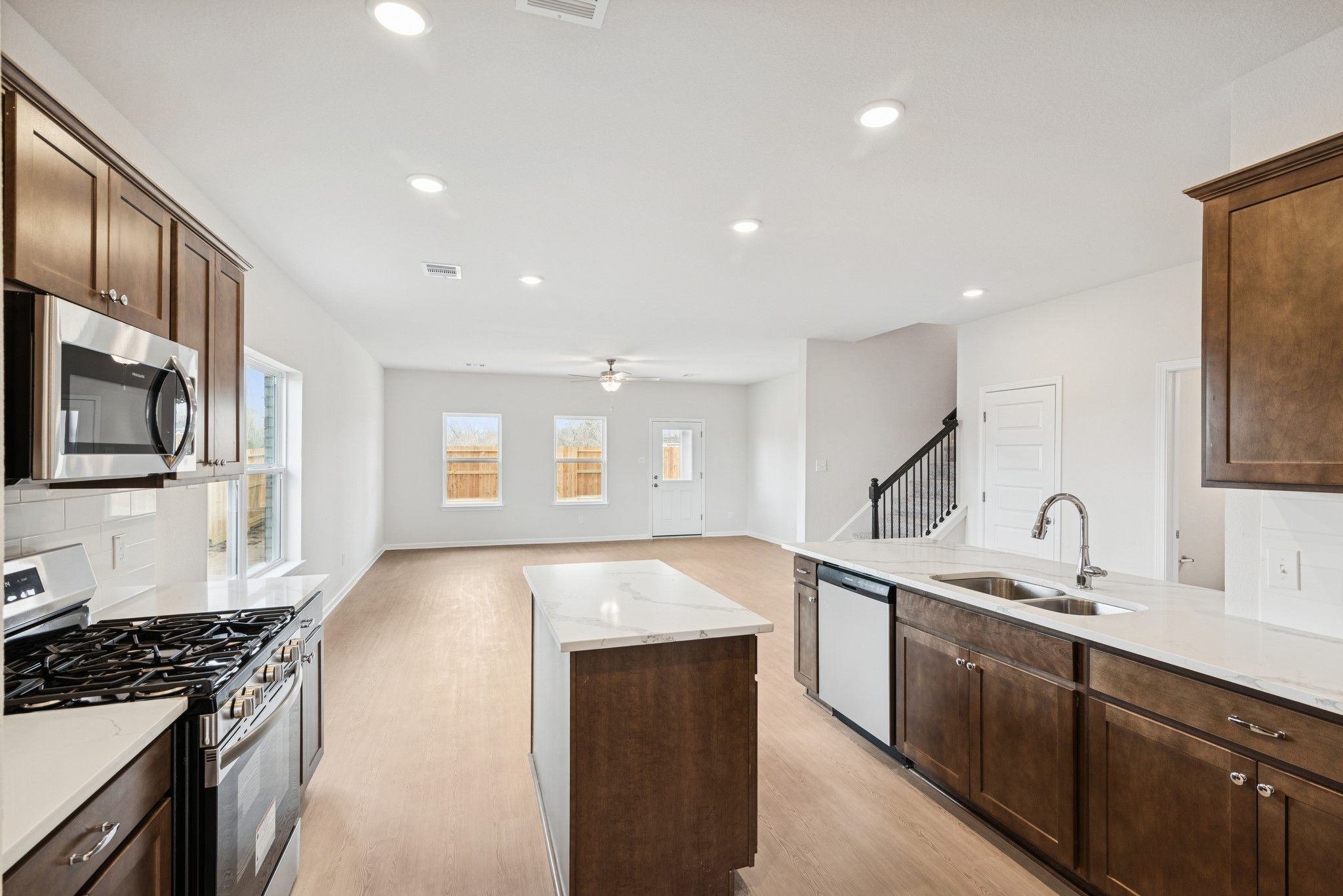 The Georgetown II- Kitchen. Home under construction, photo used for illustrative purposes only, col