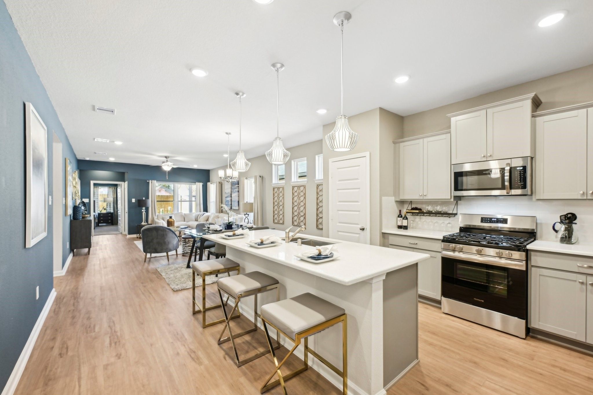 Kitchen. Sample image for illustration; upgrades, options, and colors may vary.