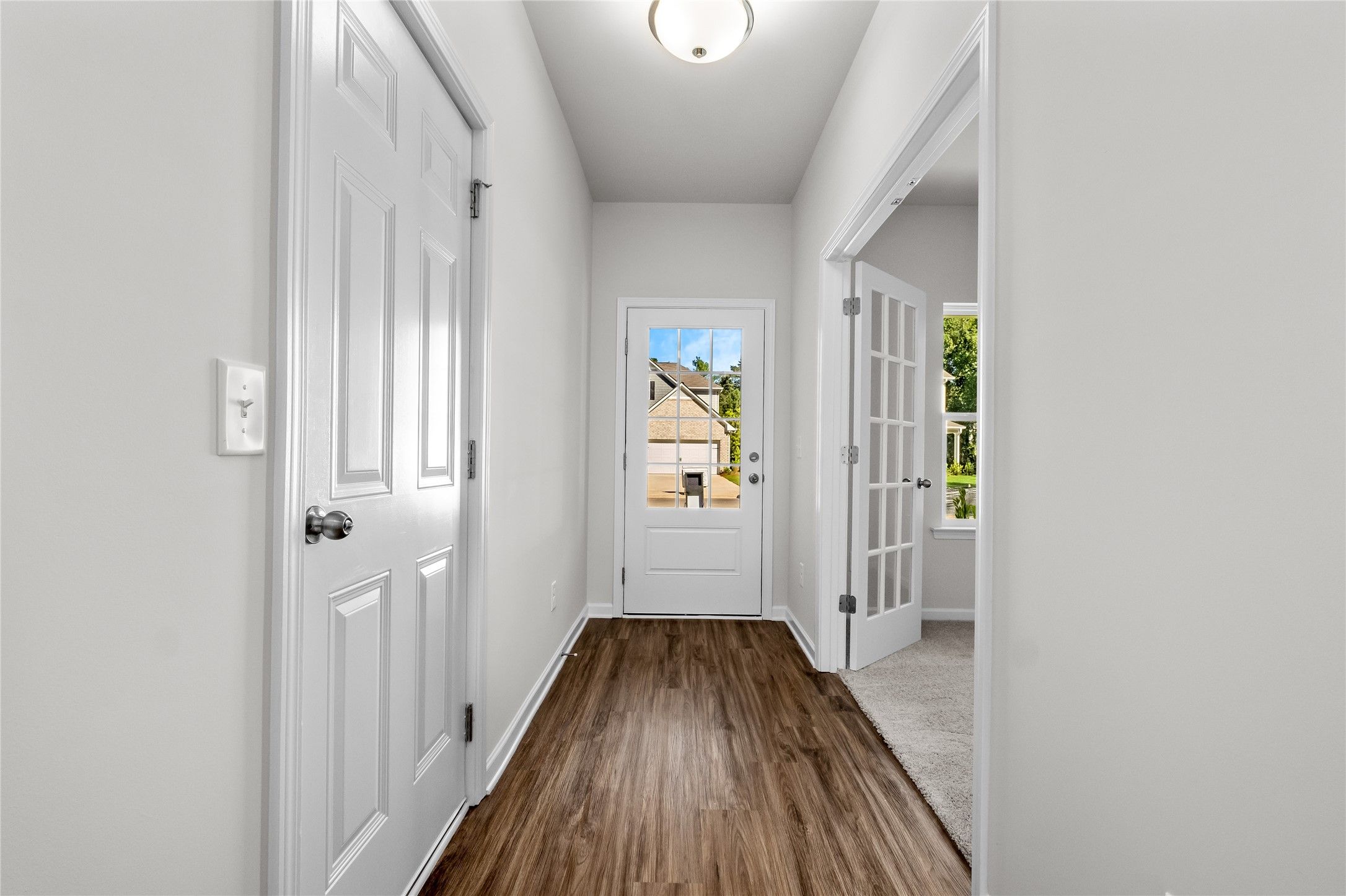 The Coleman- Foyer into study. Home under construction, photo used for illustrative purposes only,