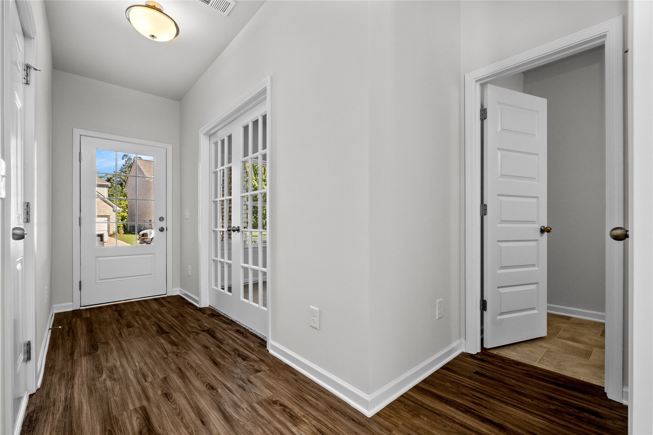 The Coleman- Foyer into study. Home under construction, photo used for illustrative purposes only,