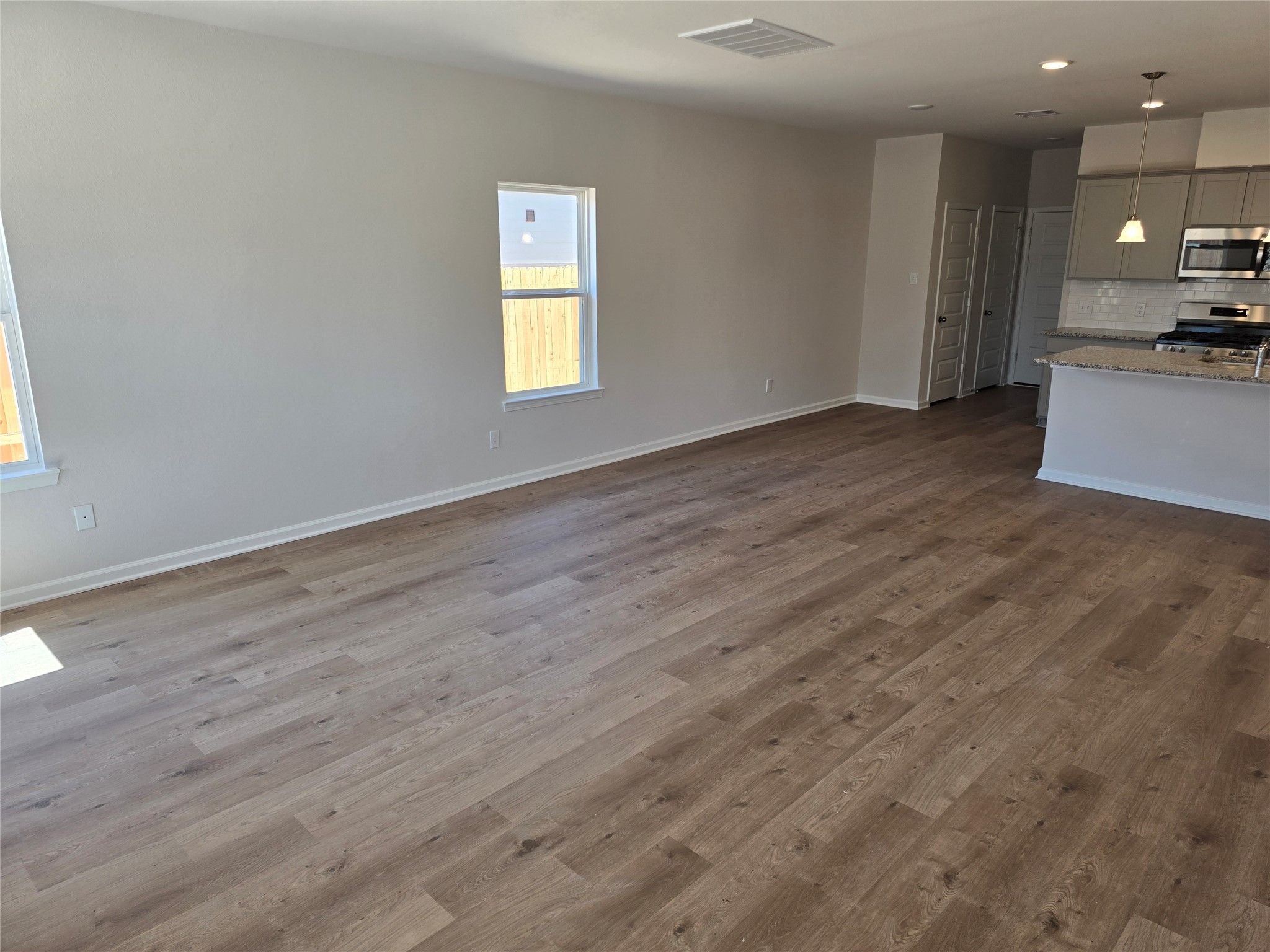 The Shetland III- Family Room. Home under construction, photo used for illustrative purposes only,
