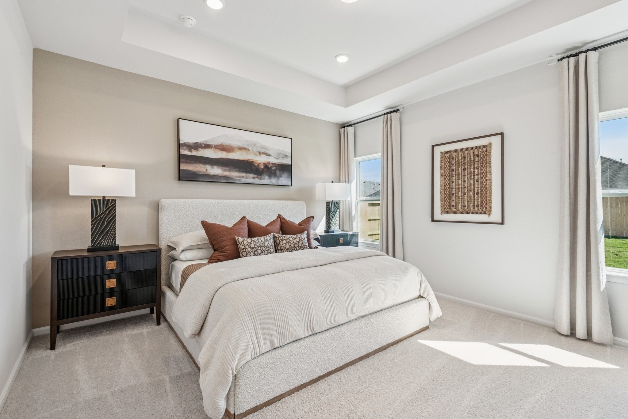 Primary Suite. Staged model home shown for illustration only; actual features, colors, and upgrades
