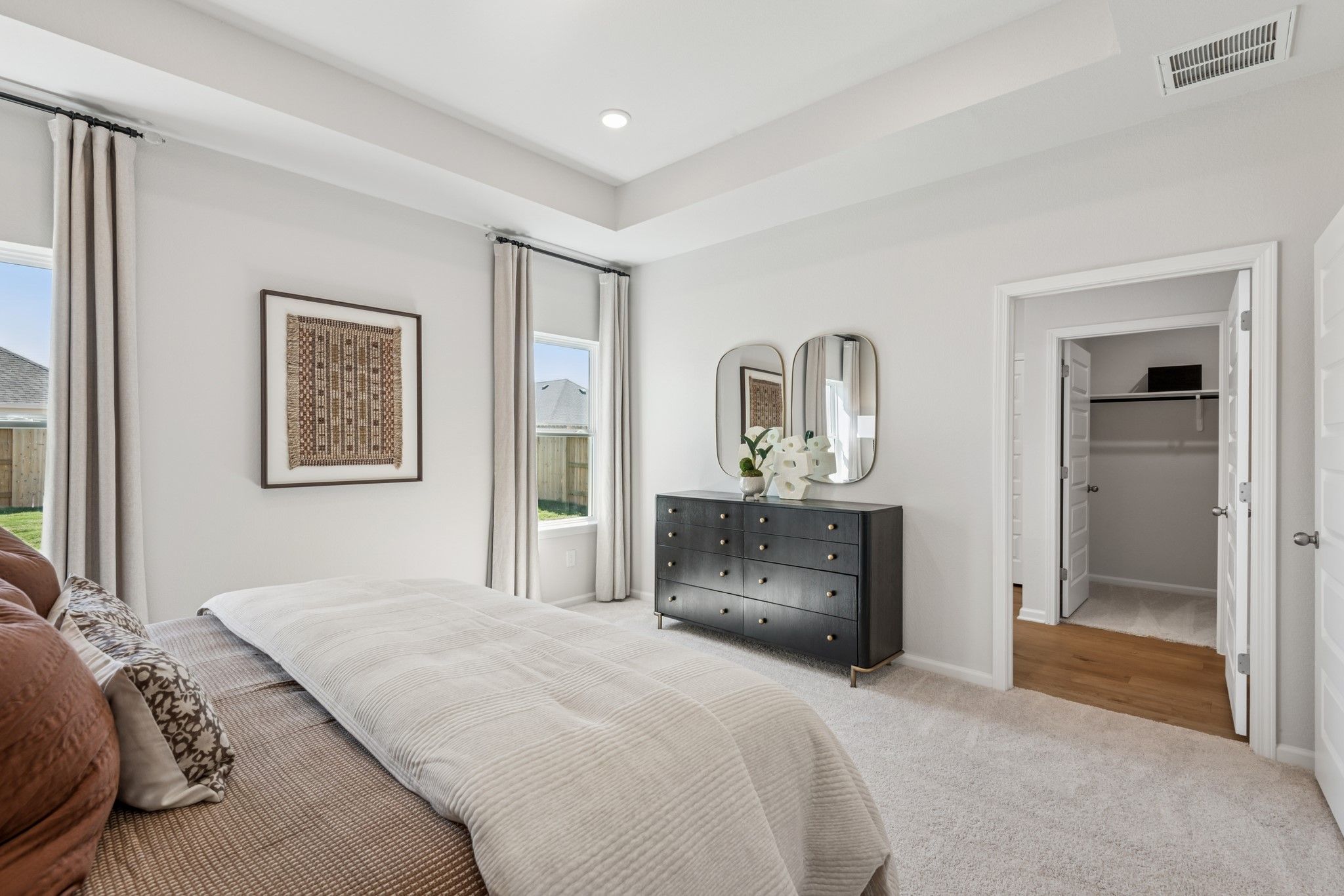 Primary Suite. Staged model home shown for illustration only; actual features, colors, and upgrades