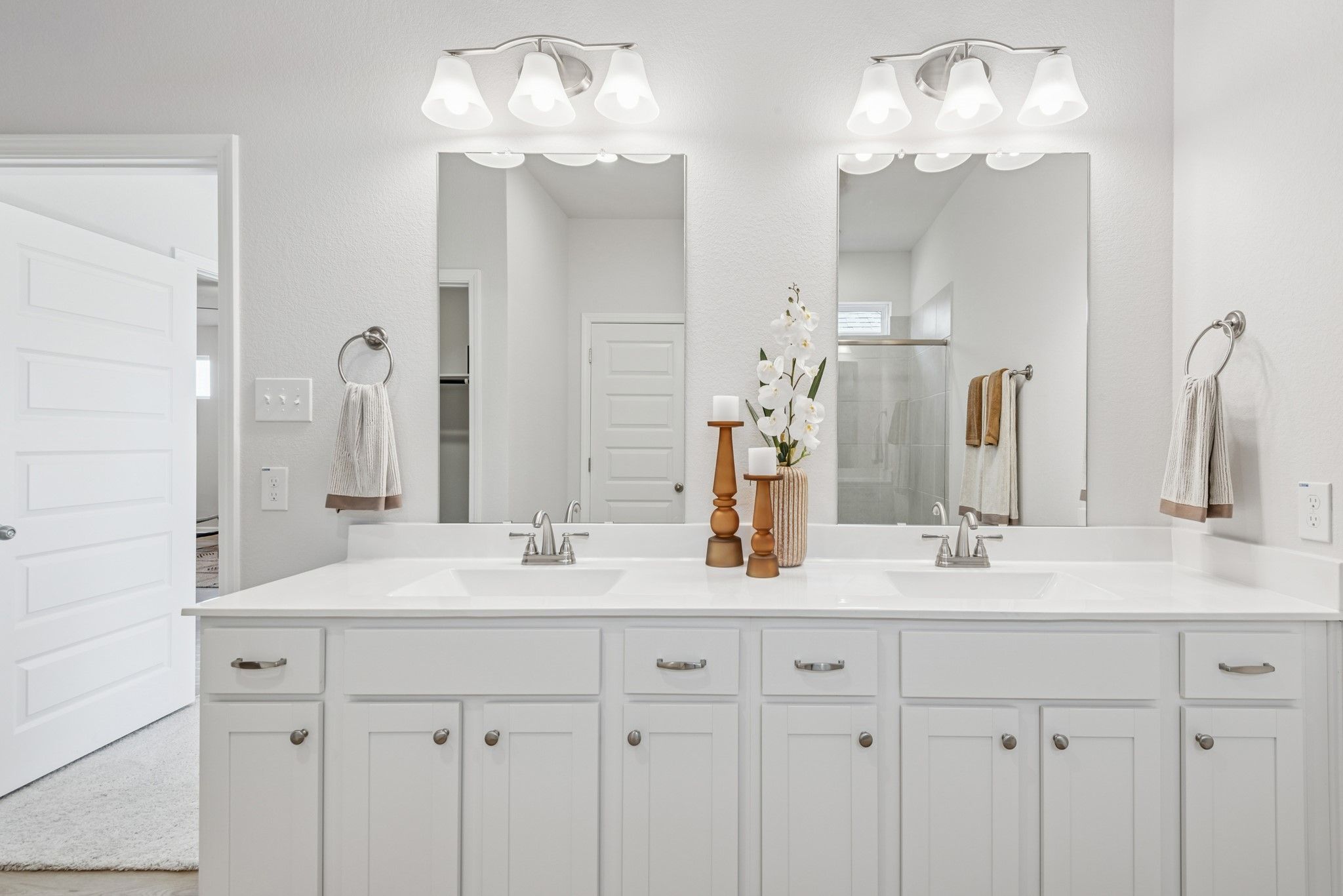 Primary Bathroom. Staged model home shown for illustration only; actual features, colors, and upgra