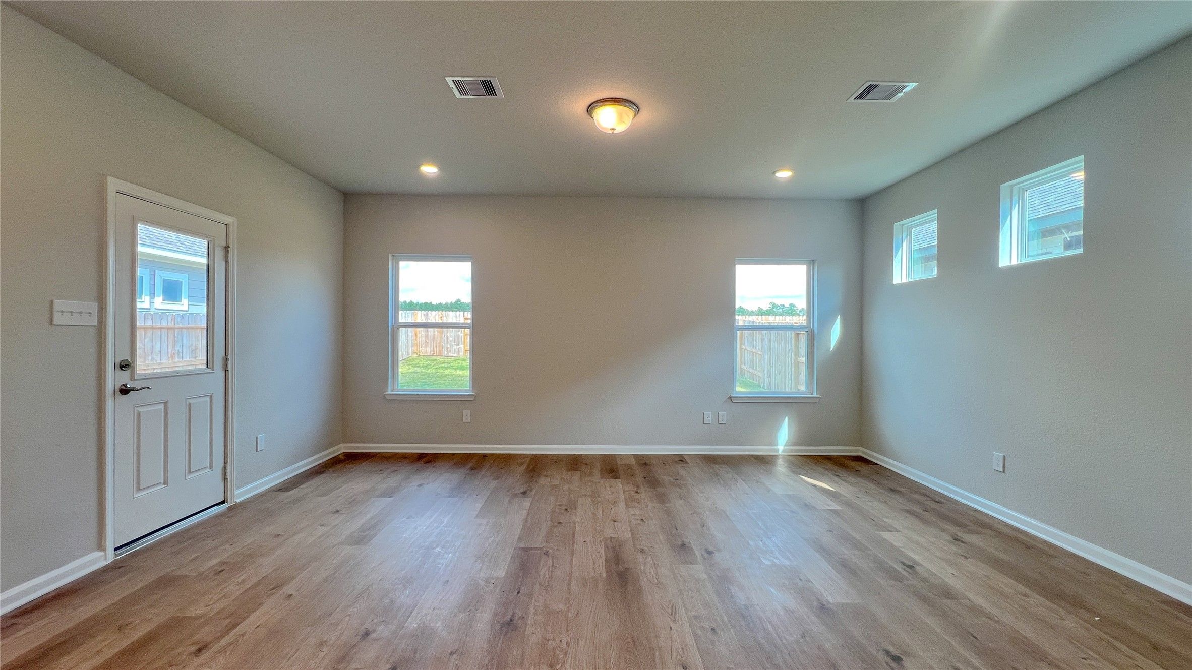 The Brambling- Family Room. Sample floor plan image for illustration; upgrades, options, and colors
