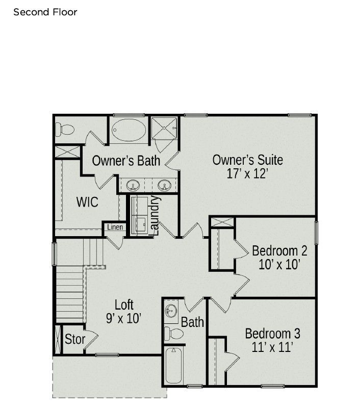 *Second floor.*