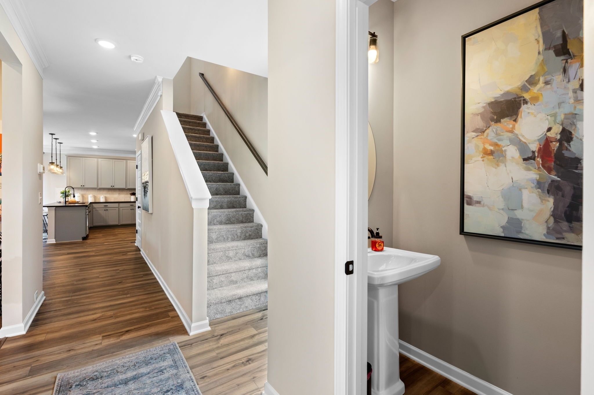 **This photo is of a different home, but similar layout**