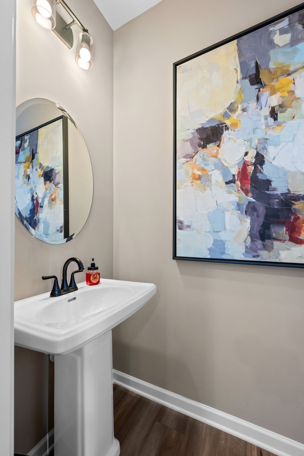 **This photo is of a different home, but similar layout**