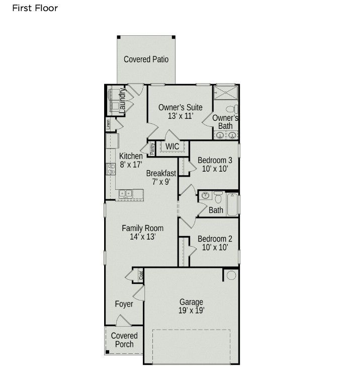 *First floor.*