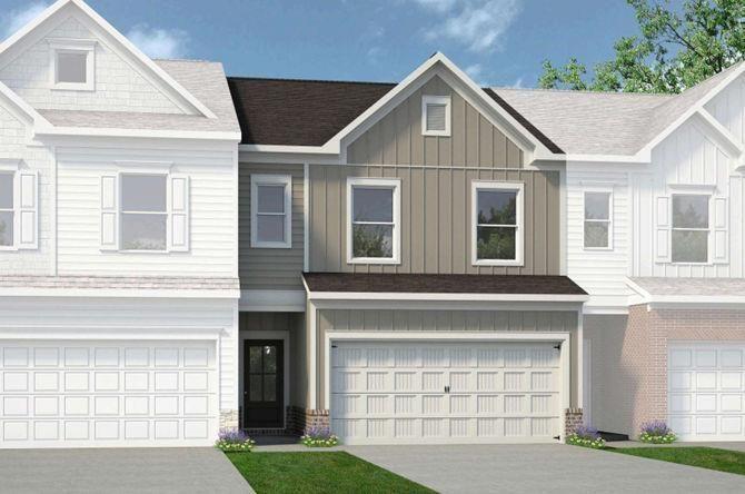 The Norwood II - Townes At The Stiles: Cartersville, Georgia - Smith Douglas Homes