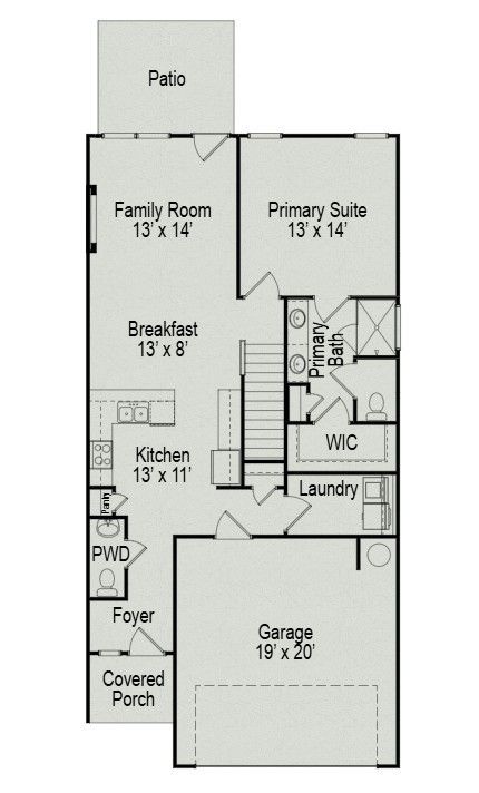First floor layout