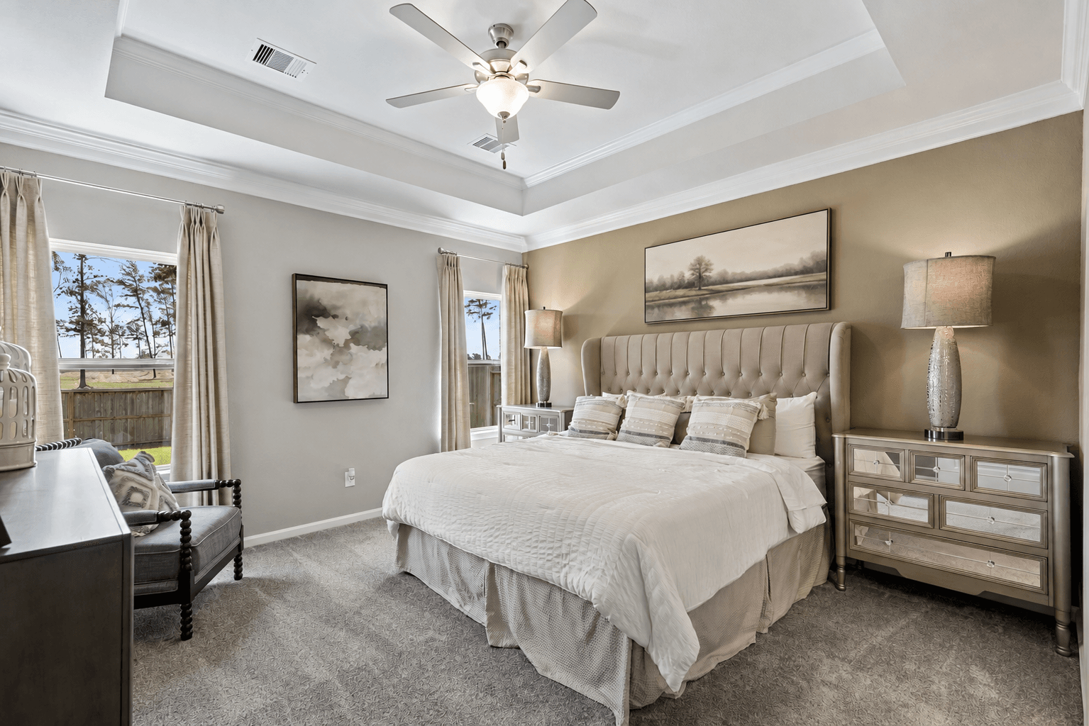 The Sparrow II- Primary Suite with Tray Ceiling