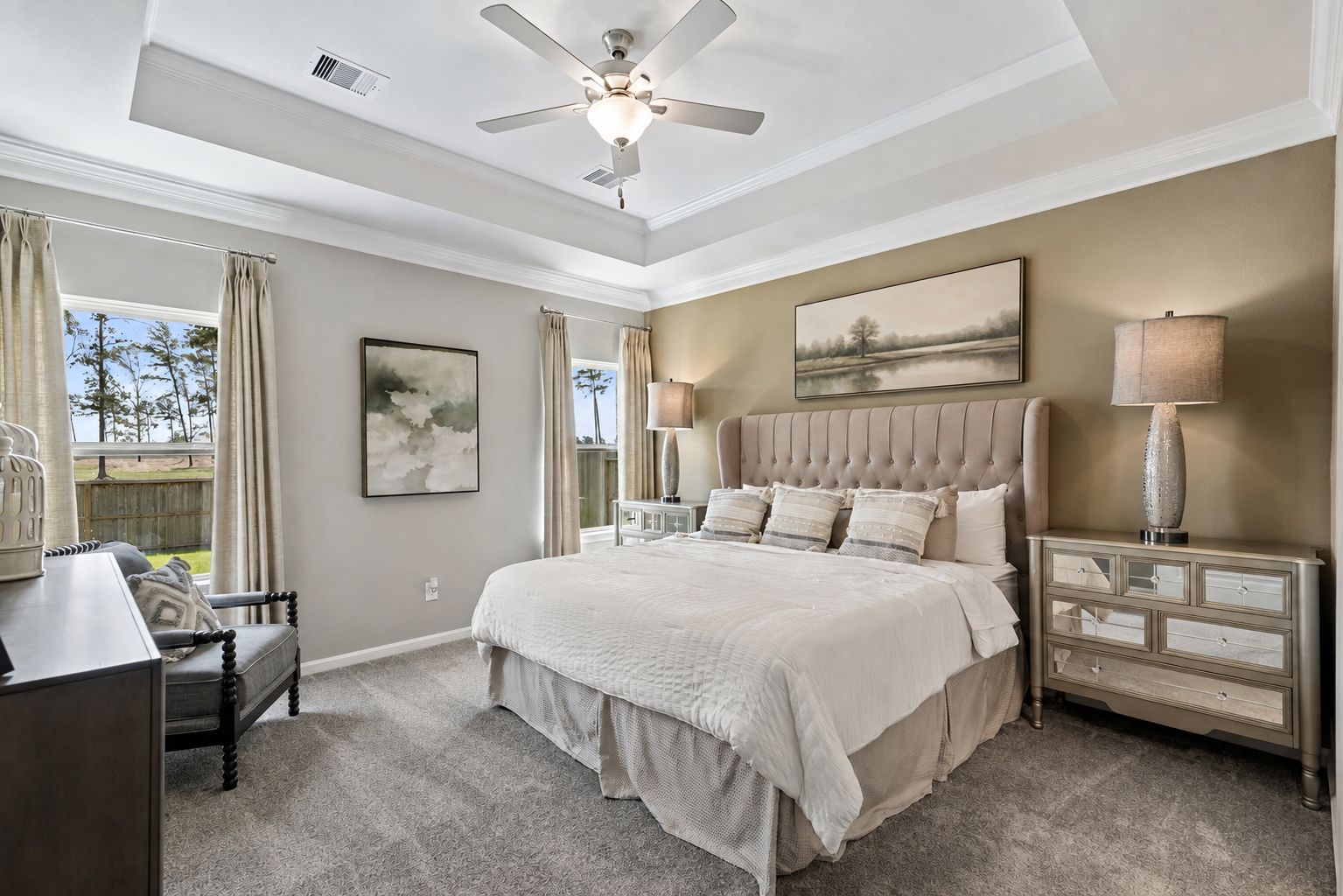 The Sparrow II- Primary Suite with Tray Ceiling