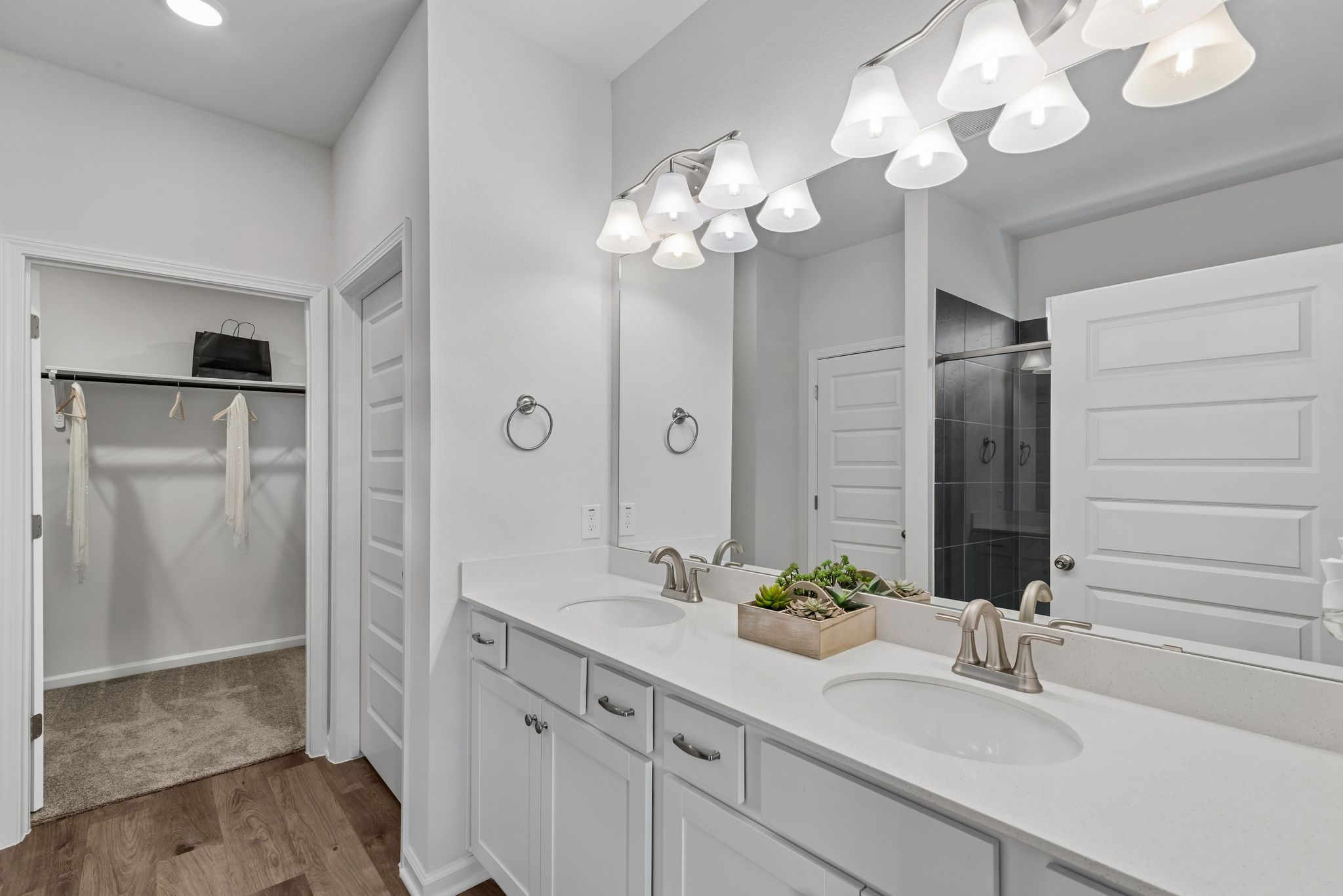 The Sparrow II- Primary Bathroom with Large Walk-in Shower