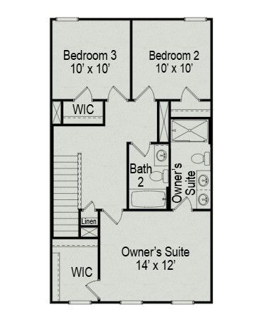 Third floor layout