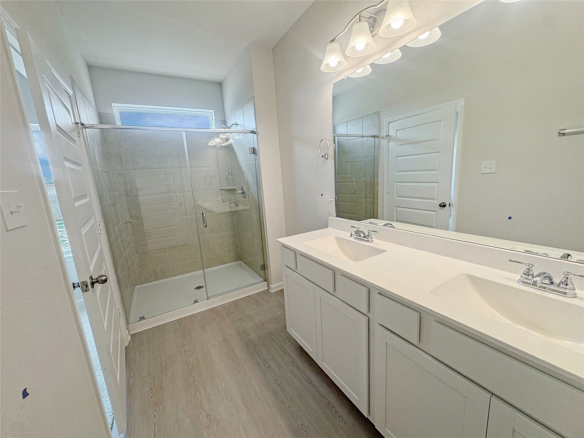 The Piedmont- Primary Bath with Walk-In Shower