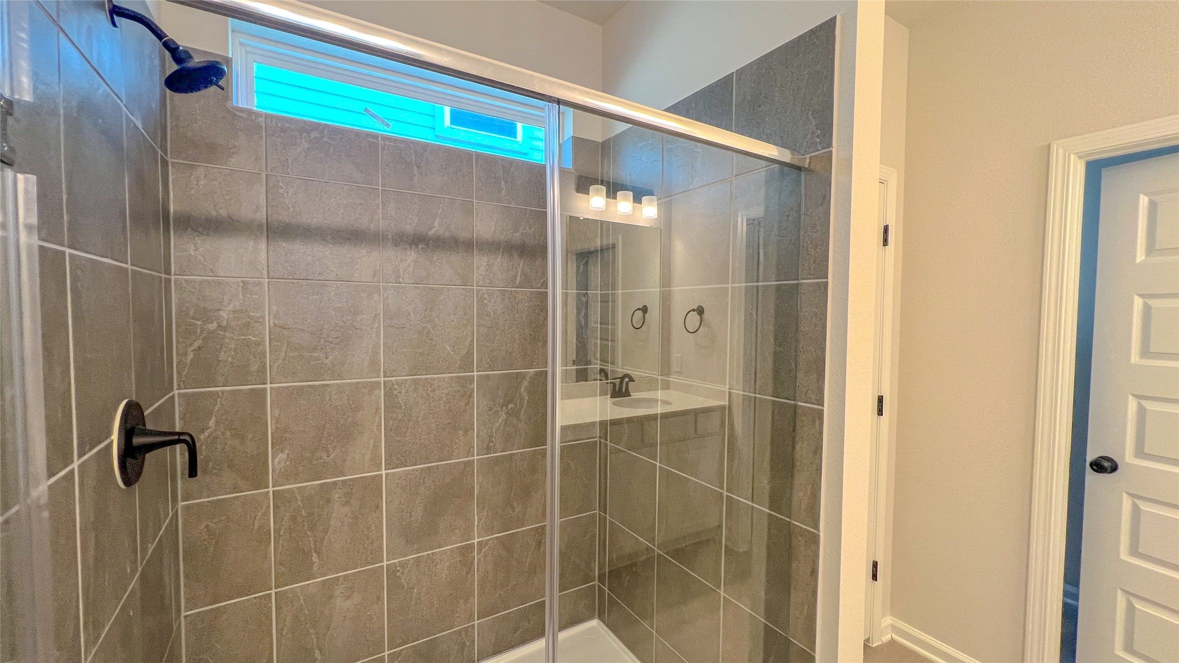 The Crawford- Primary Bathroom with Large Walk-in Shower